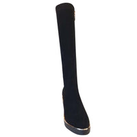 Kate Appleby Womens Kate Appleby Womens Black Wedge Knee Boot - Kanra