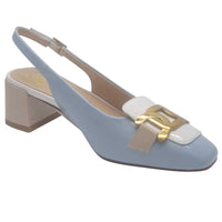 Kate Appleby Womens Kate Appleby Womens Blue Block Heel Slingback Shoe - Bickley
