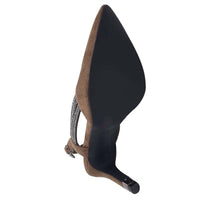 Kate Appleby Womens Kate Appleby Womens Brown Sling Back Diamante Strap Shoe - Wishaw