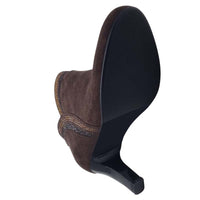 Kate Appleby Womens Kate Appleby Womens Brown Suede High Heel Ankle Boot - Peakirk