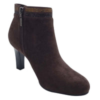 Kate Appleby Womens Kate Appleby Womens Brown Suede High Heel Ankle Boot - Peakirk