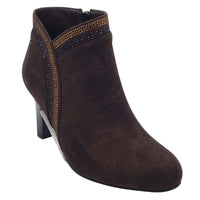 Kate Appleby Womens Kate Appleby Womens Brown Suede High Heel Ankle Boot - Peakirk