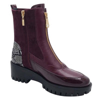Kate Appleby Womens Kate Appleby Womens Burgundy Double Zip Ankle Boot - Laggan