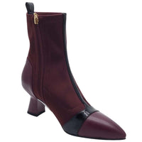 Kate Appleby Womens Kate Appleby Womens Burgundy Side Zip Socks Boot - Pymoor