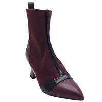 Kate Appleby Womens Kate Appleby Womens Burgundy Side Zip Socks Boot - Pymoor
