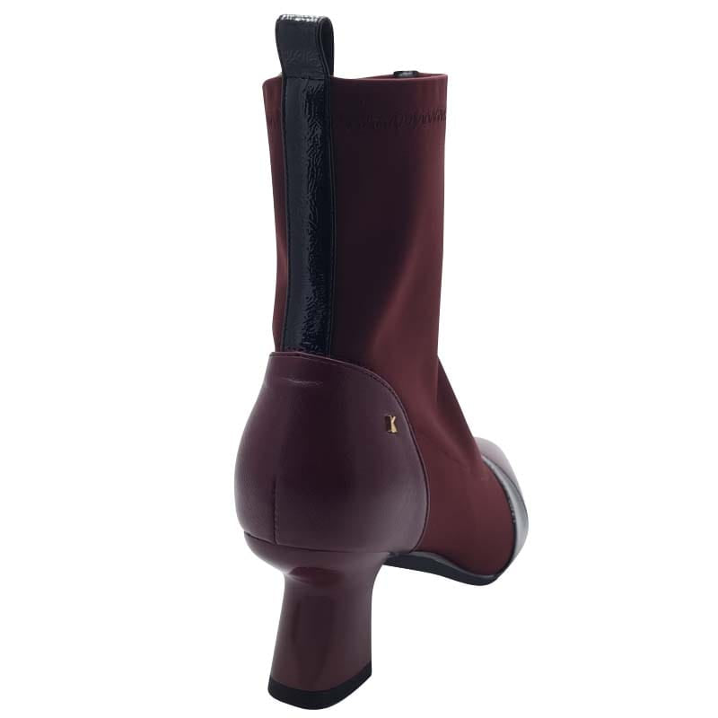 Kate Appleby Womens Kate Appleby Womens Burgundy Side Zip Socks Boot - Pymoor