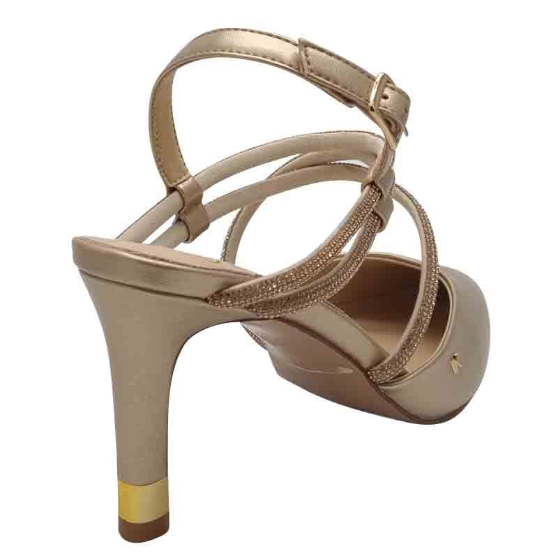 Kate Appleby Womens Kate Appleby Womens Gold Sling Back Strap High Heel - Hursley
