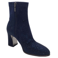 Kate Appleby Womens Kate Appleby Womens Navy Block Heel Sock Boot - Kenneth