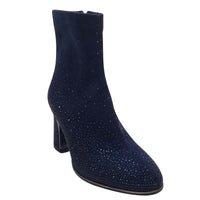 Kate Appleby Womens Kate Appleby Womens Navy Block Heel Sock Boot - Kenneth