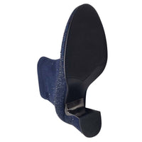 Kate Appleby Womens Kate Appleby Womens Navy Block Heel Sock Boot - Kenneth