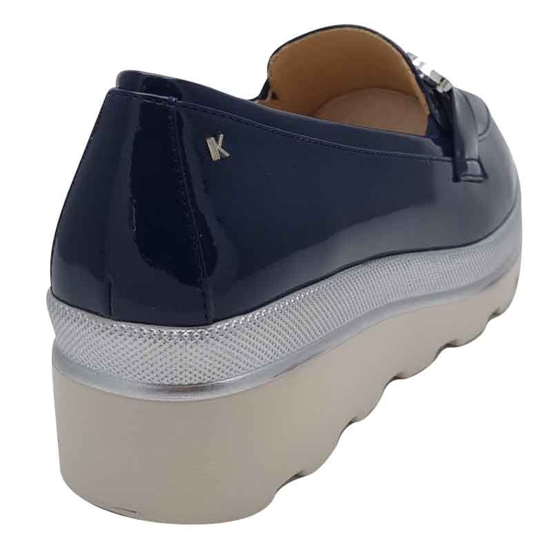 Kate Appleby Womens Kate Appleby Womens Navy Patent Wedge Shoe - Bladon