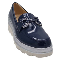 Kate Appleby Womens Kate Appleby Womens Navy Patent Wedge Shoe - Bladon