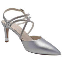 Kate Appleby Womens Kate Appleby Womens Silver Sling Back Strap High Heel - Hursley
