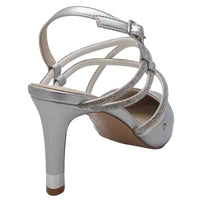 Kate Appleby Womens Kate Appleby Womens Silver Sling Back Strap High Heel - Hursley