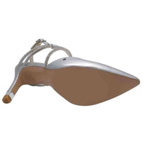 Kate Appleby Womens Kate Appleby Womens Silver Sling Back Strap High Heel - Hursley