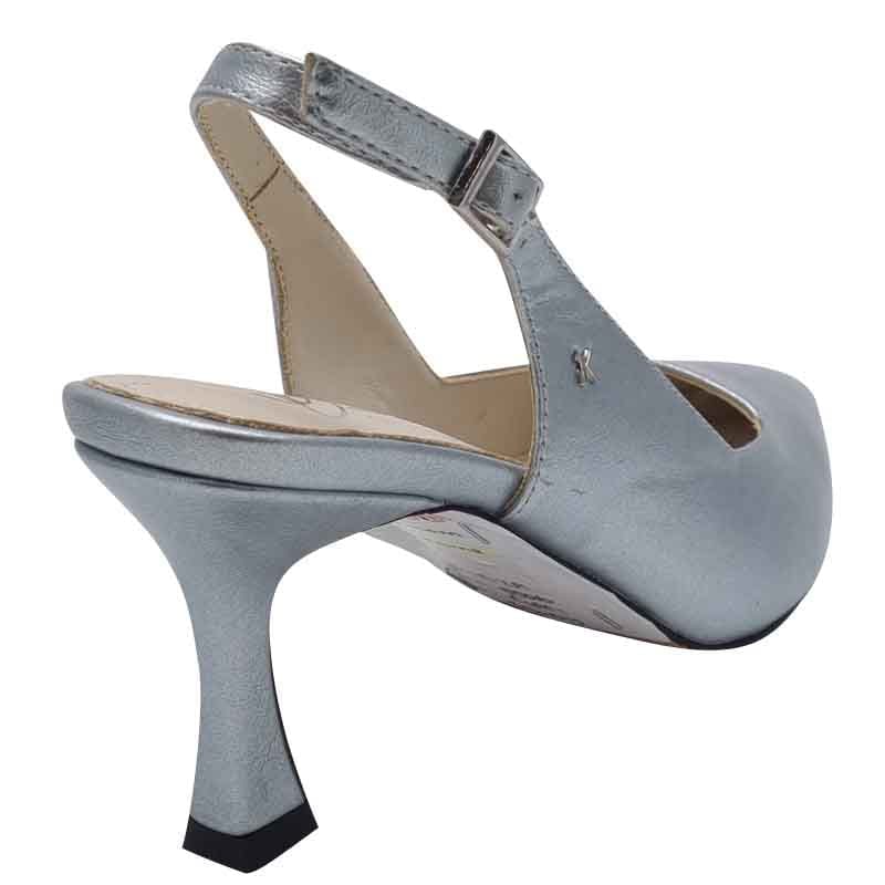 Kate Appleby Womens Kate Appleby Womens Silver Slingback High Heel - Denham