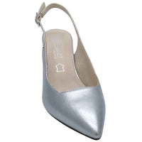 Kate Appleby Womens Kate Appleby Womens Silver Slingback High Heel - Denham