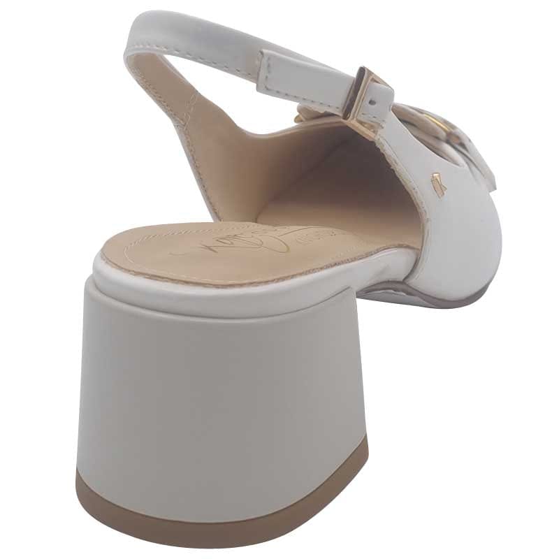 Kate Appleby Womens Kate Appleby Womens White Patent Slingback Shoe - Bickley