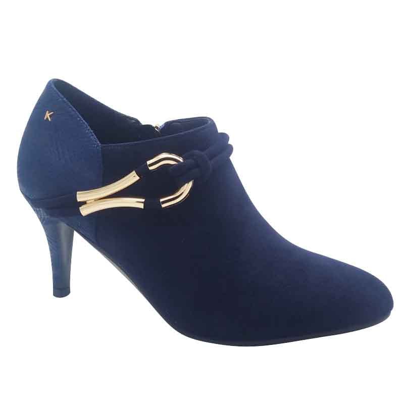 Kate Appleby Womens NAVY / 3UK Kate Appleby Womens Navy Side Zip Shoe Boot - Pontypool