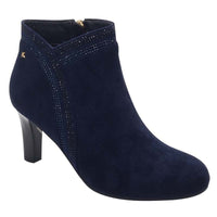 Kate Appleby Womens NAVY / 3UK Kate Appleby Womens Navy Suede High Heel Ankle Boot - Peakirk