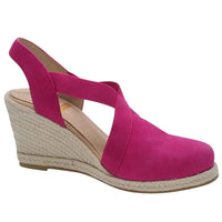 Kate Appleby Womens PINK / 3UK Kate Appleby Hot Pink Wedge Sandal - Llandian