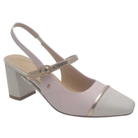 Kate Appleby Womens PINK / 3UK Kate Appleby Womens Pink Block Heel Slingback Shoe - Flowton
