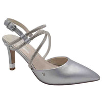 Kate Appleby Womens SILVER / 3UK Kate Appleby Womens Silver Sling Back Strap High Heel - Hursley