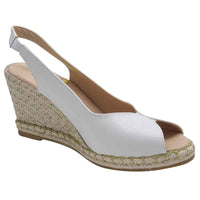 Kate Appleby Womens WHITE / 3UK Kate Appleby White Wedge Sandal - Tregele