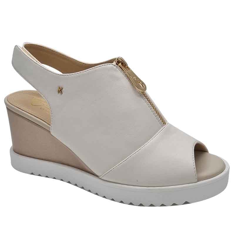 Kate Appleby Womens WHITE / 3UK Kate Appleby Womens White Dressy Wedge Shoe - Burgate