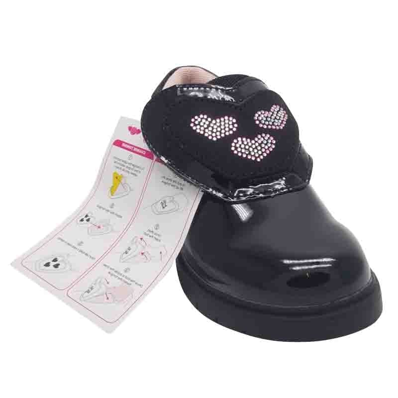 Lelli Kelly Kids Lellikelly Girls Black Eloise School Shoe - LK8944