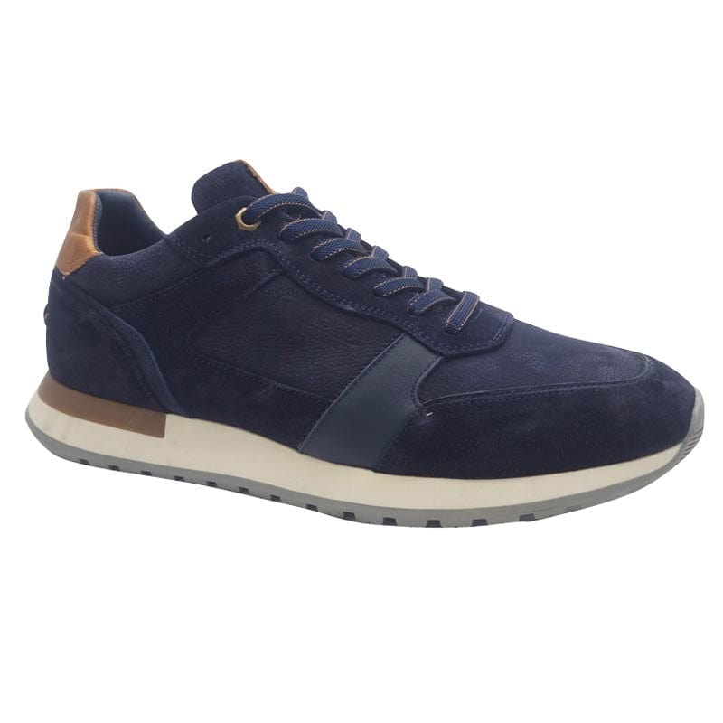 Lloyd & Pryce Mens NAVY / 7UK Tommy Bowe Mens Laced Navy Leather Shoe By Lloyd & Pryce - McCarthy