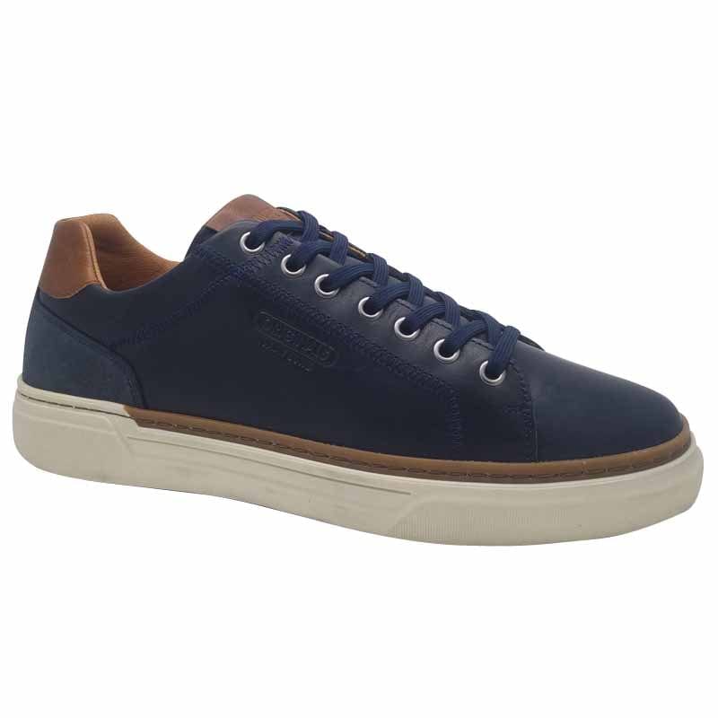 Lloyd & Pryce Mens NAVY / 7UK Tommy Bowe Mens Laced Navy Leather Shoe By Lloyd & Pryce - McCloskey