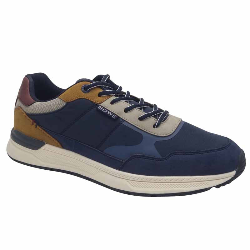 Lloyd & Pryce Mens NAVY / 7UK Tommy Bowe Mens Navy Lace Up Trainer By Lloyd & Pryce - Twenty Five