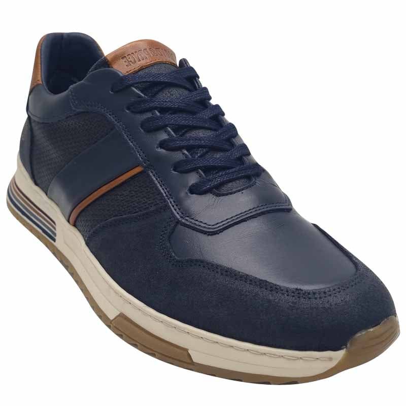 Lloyd & Pryce Mens NAVY / 7UK Tommy Bowe Navy Leather Shoe By Lyoyd & Pryce - Deaves