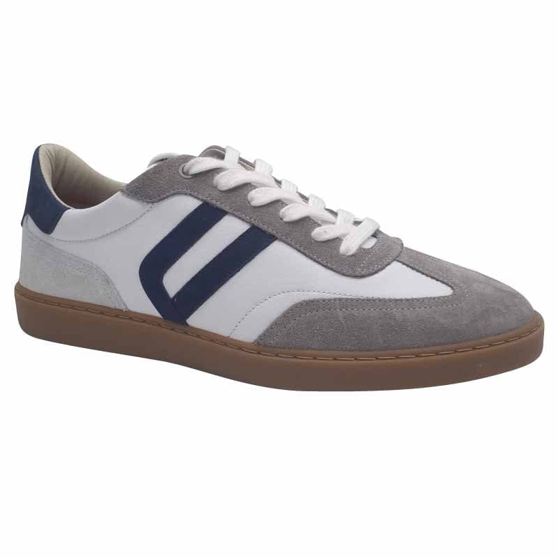 Lloyd & Pryce Mens NAVY / 7UK Tommy Bowe White Lace Up Trainer By Lloyd & Pryce -  Tizzano