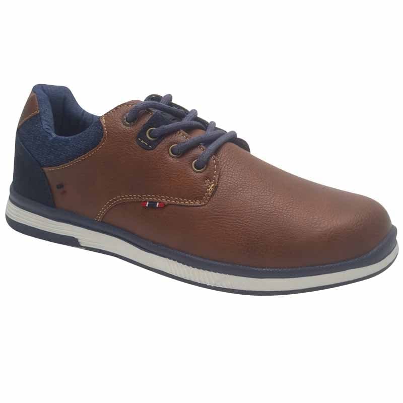 Lloyd & Pryce Mens TAN / 7UK Tommy Bowe Mens Lace Up Tan Trainer By Lloyd & Pryce - Burger