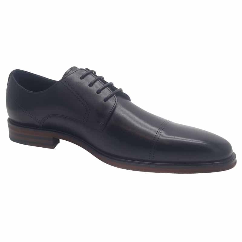Lloyd & Pryce Mens Tommy Bowe Bootmakers Mens Black Leather Dress Shoe - Skiv
