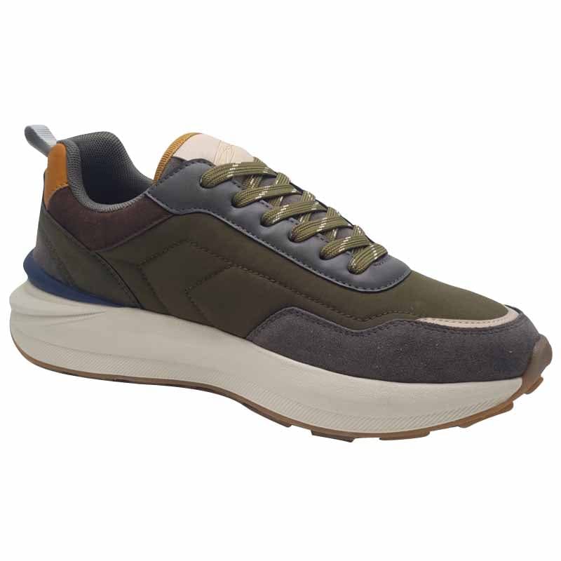 Lloyd & Pryce Mens Tommy Bowe Mens Green Lace Up Trainer By Lloyd & Pryce - Thirteen