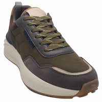 Lloyd & Pryce Mens Tommy Bowe Mens Green Lace Up Trainer By Lloyd & Pryce - Thirteen