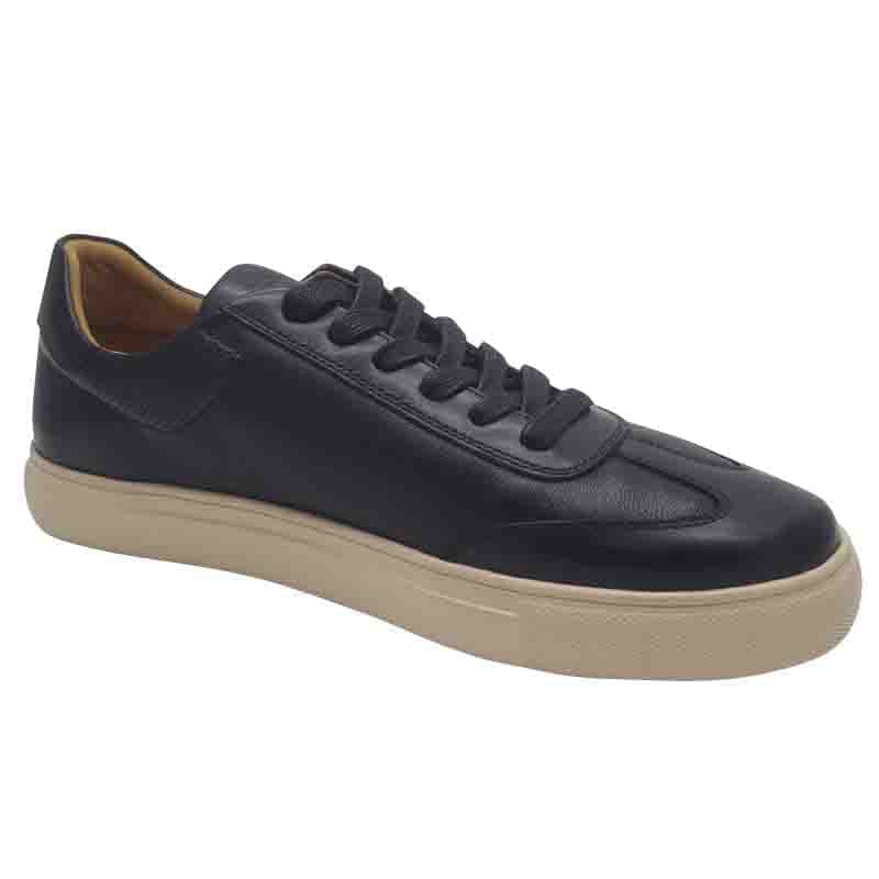 Lloyd & Pryce Mens Tommy Bowe Mens Lace-Up Bootmakers Navy Leather Shoes - Olen
