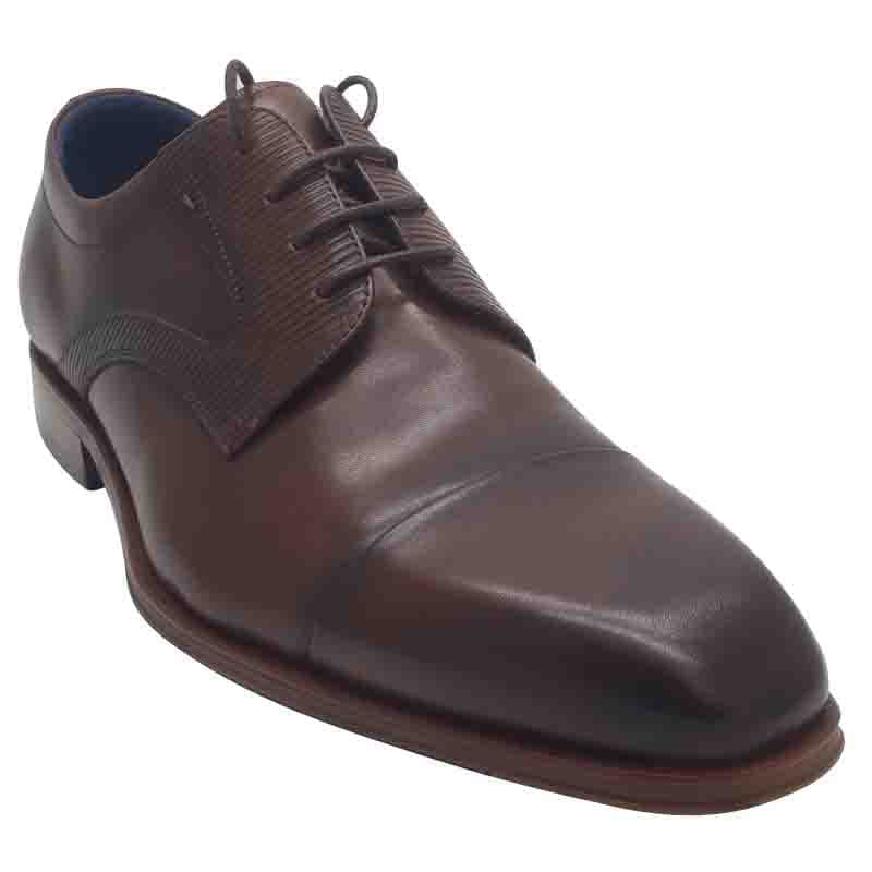 Lloyd & Pryce Mens Tommy Bowe Mens Lace-Up Mahogany Leather Shoe - Witbank