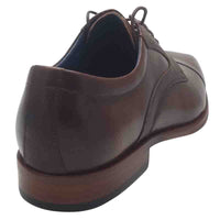 Lloyd & Pryce Mens Tommy Bowe Mens Lace-Up Mahogany Leather Shoe - Witbank