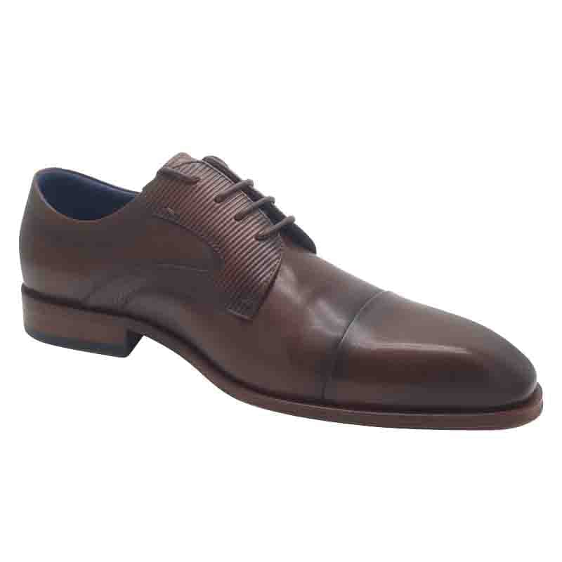 Lloyd & Pryce Mens Tommy Bowe Mens Lace-Up Mahogany Leather Shoe - Witbank