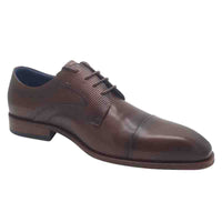 Lloyd & Pryce Mens Tommy Bowe Mens Lace-Up Mahogany Leather Shoe - Witbank