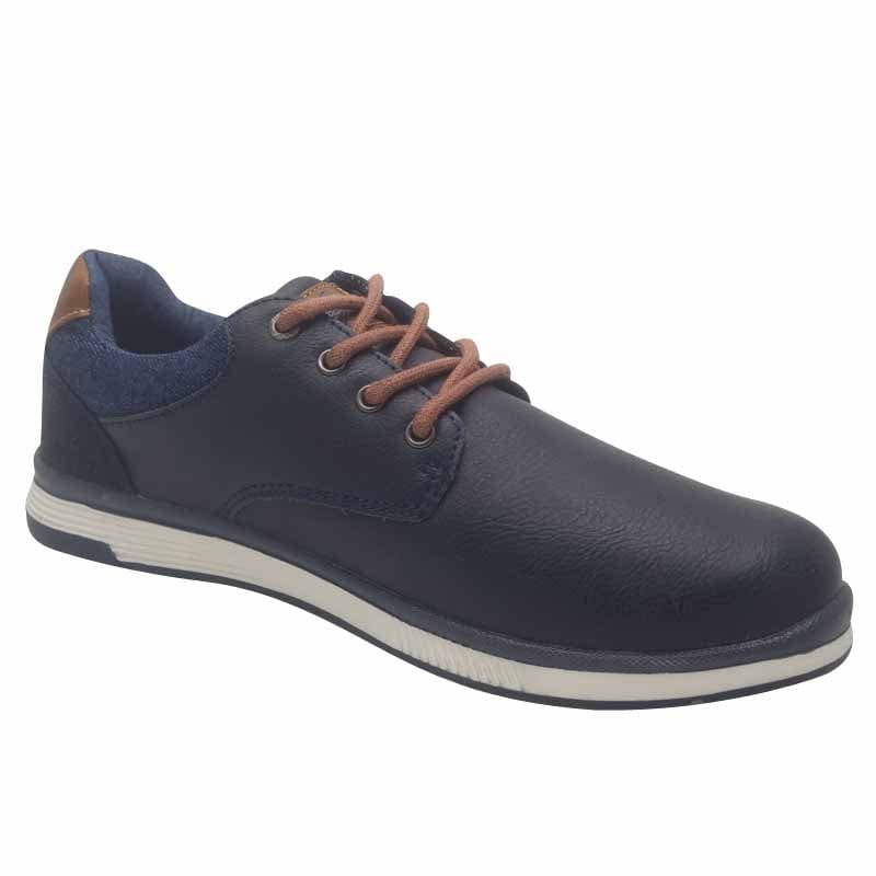 Lloyd & Pryce Mens Tommy Bowe Mens Lace Up Navy Trainer By Lloyd & Pryce - Burger