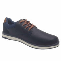 Lloyd & Pryce Mens Tommy Bowe Mens Lace Up Navy Trainer By Lloyd & Pryce - Burger