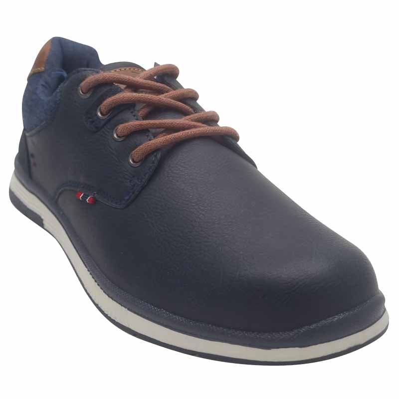 Lloyd & Pryce Mens Tommy Bowe Mens Lace Up Navy Trainer By Lloyd & Pryce - Burger