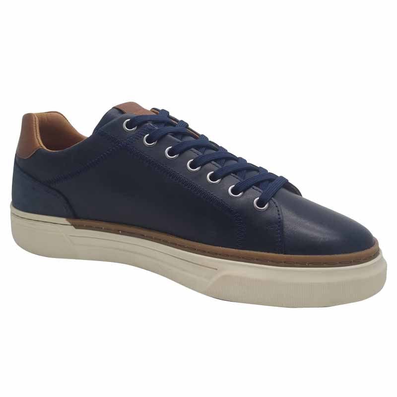 Lloyd & Pryce Mens Tommy Bowe Mens Laced Navy Leather Shoe By Lloyd & Pryce - McCloskey