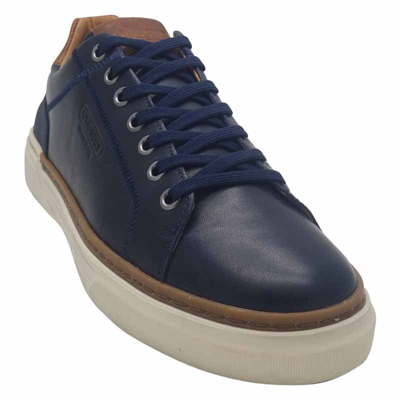 Lloyd & Pryce Mens Tommy Bowe Mens Laced Navy Leather Shoe By Lloyd & Pryce - McCloskey