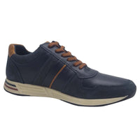 Lloyd & Pryce Mens Tommy Bowe Mens Laced Navy Leather Shoe By Lloyd & Pryce - Skelton